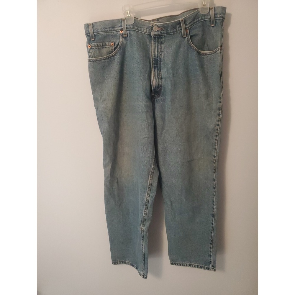 Levi's 550 Relaxed Fit Men's Jeans Size 42x30 Blue Denim Medium Wash
